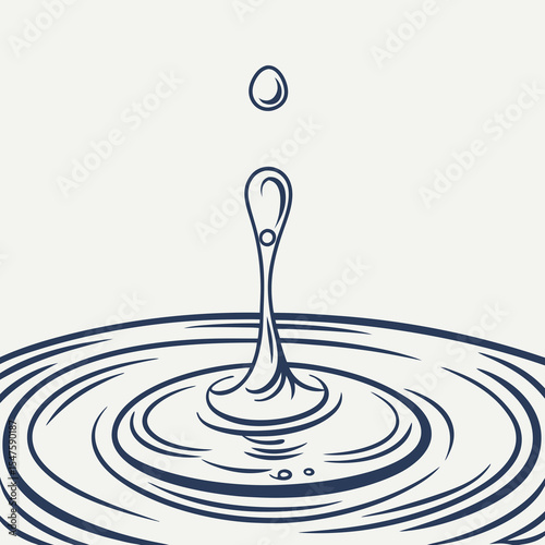 water drop splash