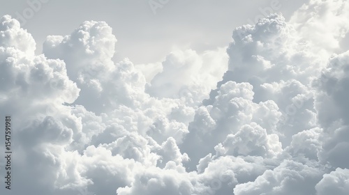 Fototapeta Naklejka Na Ścianę i Meble -  Fluffy flying sky air clouds collection set vector, atmospheric clouds natural cute decoration