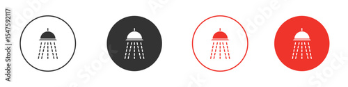 Shower down icon