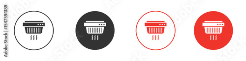 Smoke detector icon