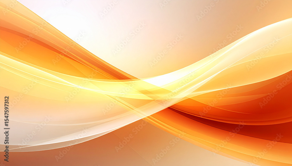 Fototapeta premium 光が交差する明るくやさしいオレンジトーン背景
