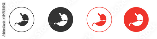Stomach icon design, logo, app, UI. Vector illustration, EPS