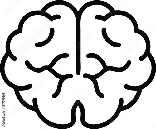 vector icon of a brain