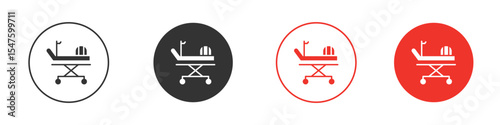 Stretcher icon design, logo, app, UI. Vector illustration, EPS