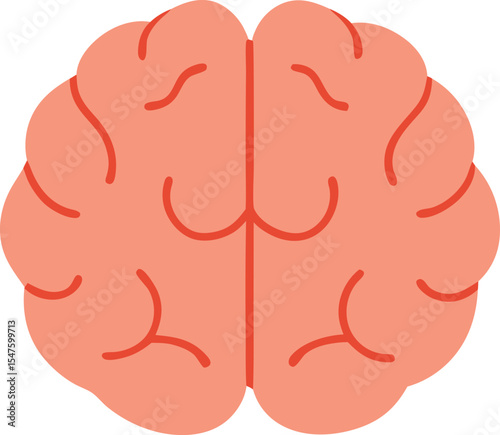 vector icon of a brain