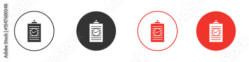 Summary icon design, logo, app, UI. Vector illustration, EPS