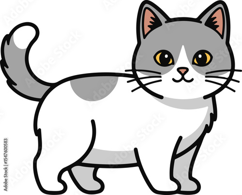 black cat cartoon