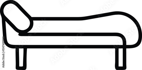 therapy sofa vector illustration