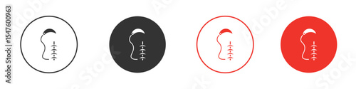 Suture icon design, logo, app, UI. Vector illustration, EPS