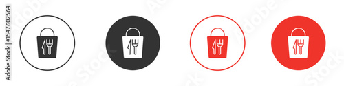 Take away icon design, logo, app, UI. Vector illustration, EPS