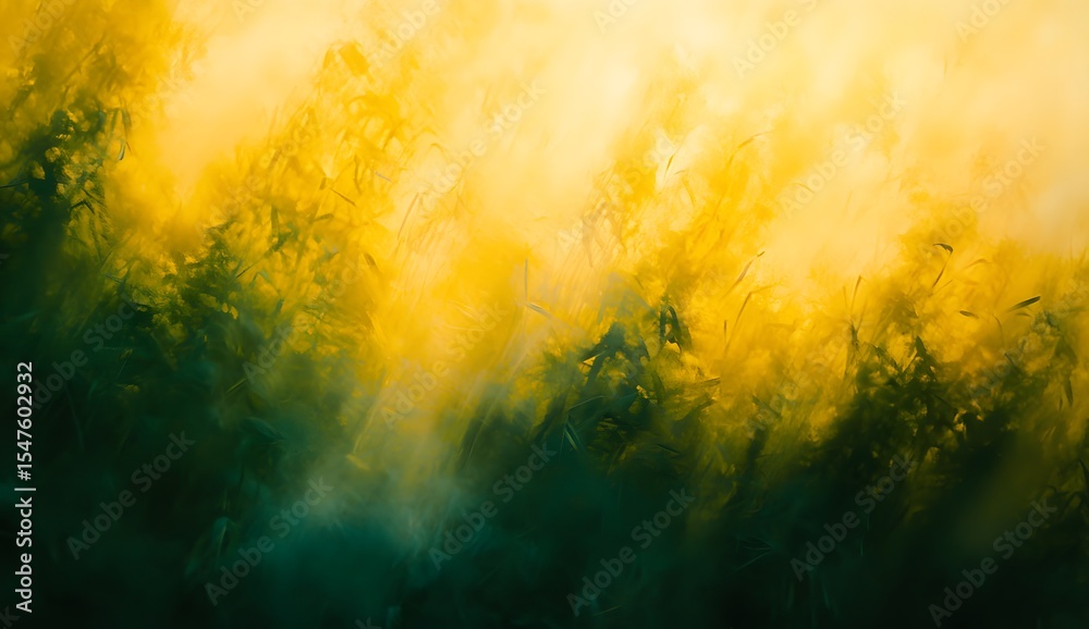 Fototapeta premium Blurred yellow and green background, soft light and shadow, high resolution, high quality, blurred background