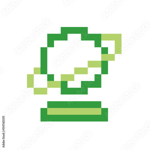green browser y2k pixel icon