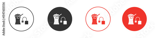 Tea infuser icon design, logo, app, UI. Vector illustration, EPS