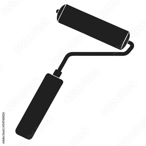 paint roller vector illustration