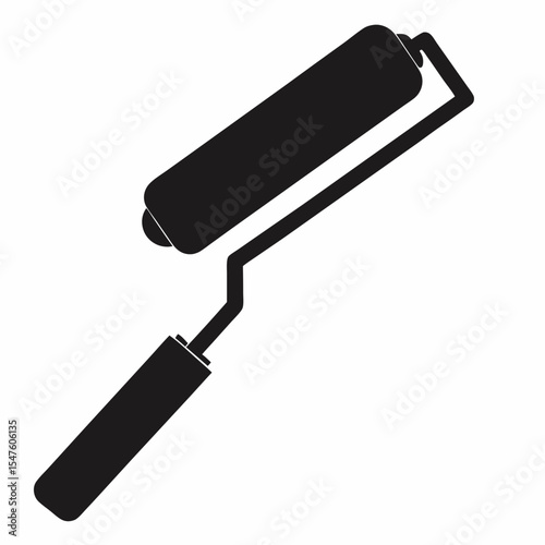 paint roller vector illustration