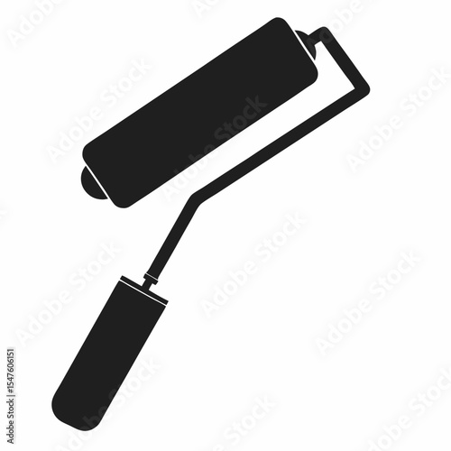 paint roller vector illustration