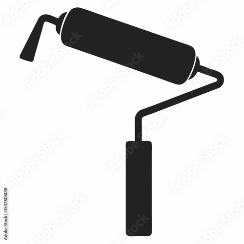 paint roller vector illustration