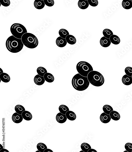 Vinyl Record Icon Seamless Pattern M_2201001