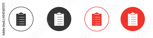 Todo list icon design, logo, app, UI. Vector illustration, EPS