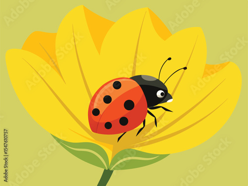 ladybug on flower