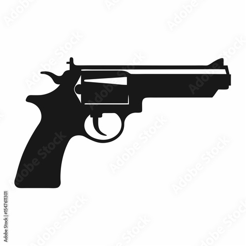 gun isolated on white