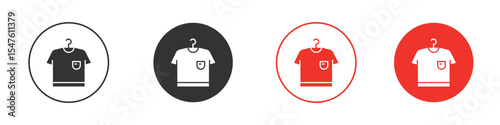 Tshirt icon design, logo, app, UI. Vector illustration, EPS