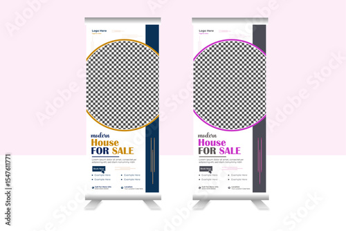Roll Up Banner Mockup
