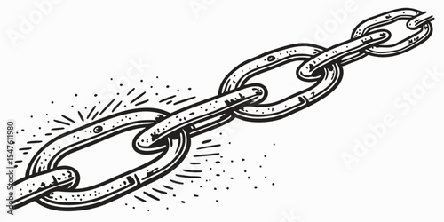 Drawing – Chain Snapping Moment