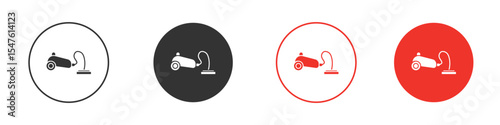 Vacuum cleaner icon design, logo, app, UI. Vector illustration, EPS