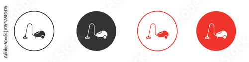 Vacuum cleaner icon design, logo, app, UI. Vector illustration, EPS