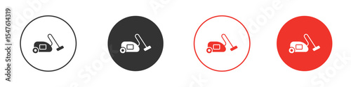 Vacuum cleaner icon design, logo, app, UI. Vector illustration, EPS