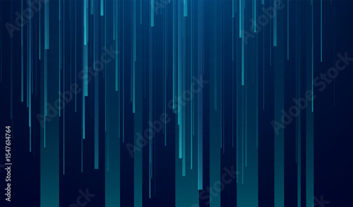 Glowing lines on blue background. Abstract modern lines. Cool gradient shapes. Graphic concept for your design
