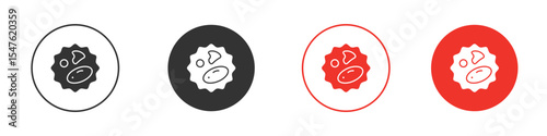 White blood cell icon design, logo, app, UI. Vector illustration, EPS