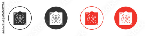 X-ray scan icon design, logo, app, UI. Vector illustration, EPS