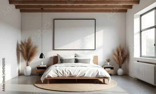 Elegant Bedroom Design with Comfortable Bed