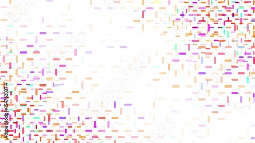 geometric shape motion graphic element ornament animation pattern pop background