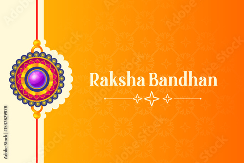 decorated rakhi for Indian festival Raksha Bandhan