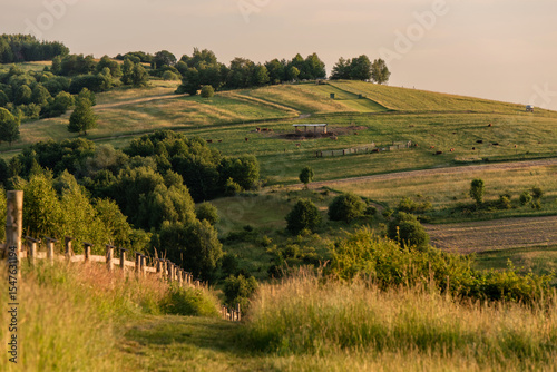 Fototapeta Naklejka Na Ścianę i Meble -  Beskid Żywiecki, widok na okoliczne szczyty 