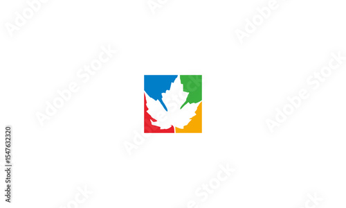 leaf logo vector design