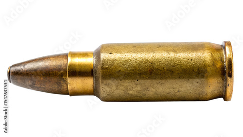 bullet isolated on white