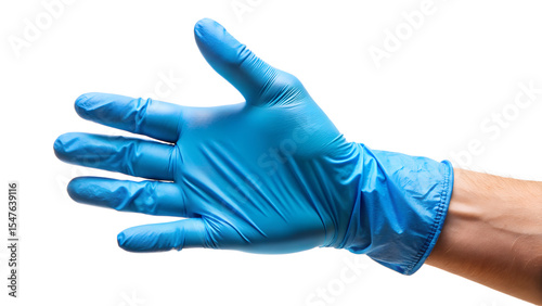 hand in protective glove