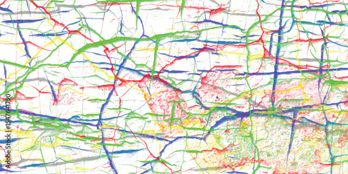 Wallpaper Mural Abstract watercolor background with textured effect featuring vibrant hues of red, blue, green and yellow, perfect for artistic designs. Torontodigital.ca