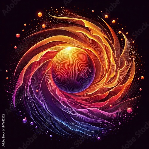 mesh gradient from orange to purple