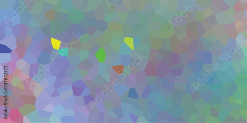 Wallpaper Mural Colorful mosaic of geometric shapes and forms creating a dynamic and textured composition suitable for design and artistic applications Torontodigital.ca