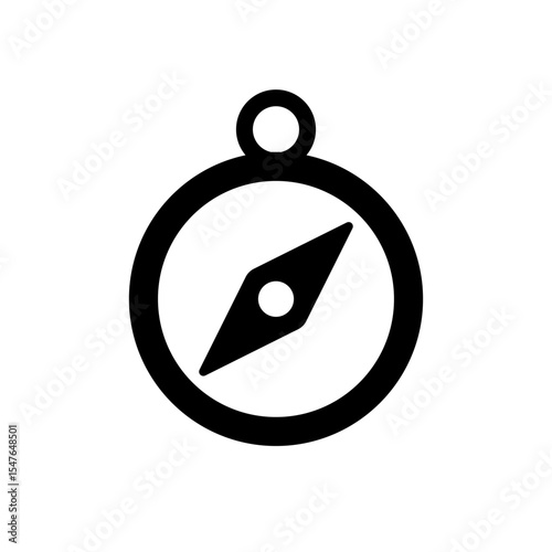 Compass icon. Compass symbol vector