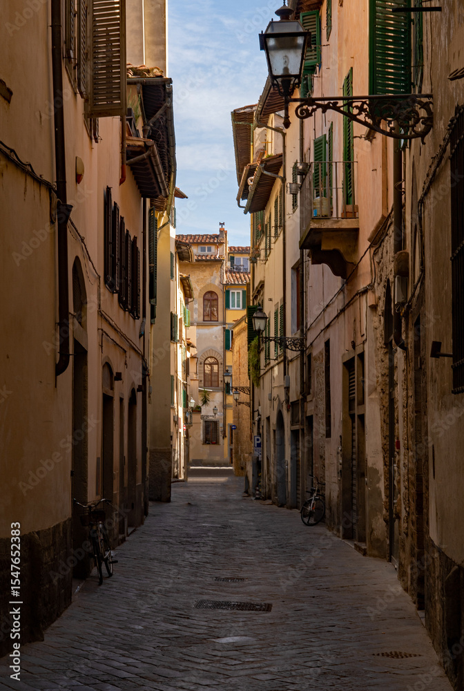 Fototapeta premium Gasse in der Altstadt von Florenz in Italien