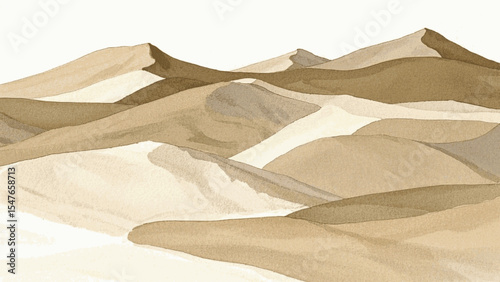Fleeting Mound Sandpile isolated watercolor vector illustration svg