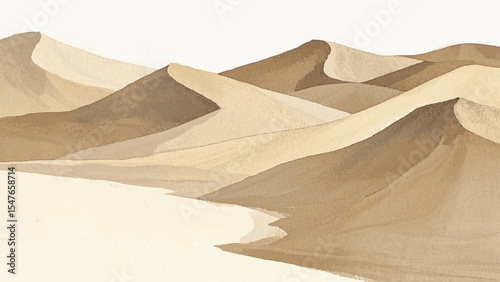 Sand Heap Sandpile isolated watercolor vector illustration svg