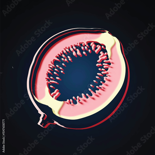 guava silhouette line art design illustration stock photos premium quality