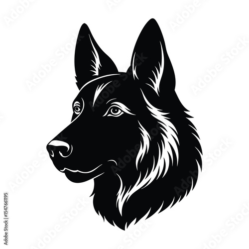 vector illustration of a dog